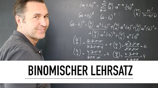 Was ist der Binomischer Lehrsatz  Binomialkoeffizient  Potenzen eines Binoms als Polynom [upl. by Haimrej]