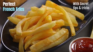 ఫ్రెంచ్ ఫ్రైస్How to make perfect french fries at home by vismai foodFrench fries recipe in telugu [upl. by Ruenhs]