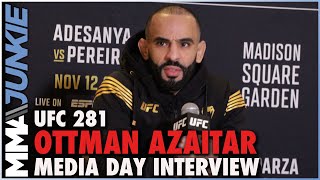 Ottman Azaitar Gets Grilled Over What Was In The Bag On Fight Island  UFC 281 [upl. by Poppy]