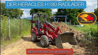 Der Heracles H180 Radlader  Hoflader mein Fazit nach 6 Monaten [upl. by Goldshlag]