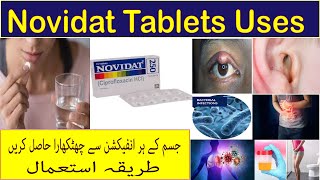 Novidat Tablets 500 mgCiprofloxacin UsesBacterial Infection Side Effects amp DoseNovidat Review [upl. by Amolap136]