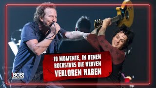 10 Momente in denen Rockstars die Nerven verloren haben [upl. by Ferdinanda]