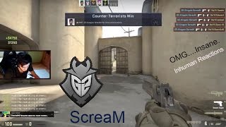 OMG Insane ScreaM with desert eagle 1 shot and 5 kills  ALL HEADSHOTS [upl. by Darcey]