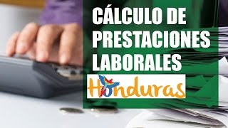 Calculo de prestaciones en Honduras [upl. by Ennayd]