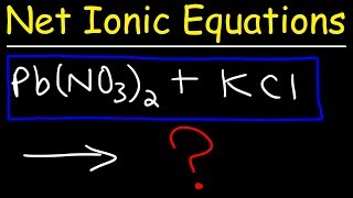 How To Write Net Ionic Equations In Chemistry  A Simple Method [upl. by Acisey]