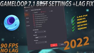 Gameloop Lag Fix And FPS Boost For PUBG MOBILE 2022 🔥 HighLow End Specs [upl. by Hessler]