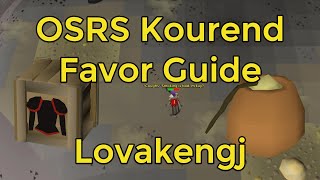 OSRS  Lovakengj Favor Guide [upl. by Eidok]