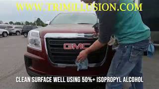 Trim Illusion ABS454 GMC Terrain Grille Installation [upl. by Pellet293]