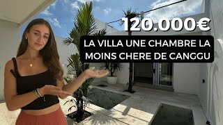 Linvestissement parfait à Canggu  Villa une chambre  120000€  Leasehold de 30 ans [upl. by Einomrah411]