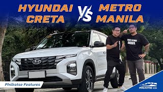 The Hyundai Creta vs Metro Manila Challenge  Philkotse Features [upl. by Nal521]