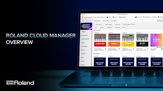 Roland Cloud Manager Overview [upl. by Ogren]