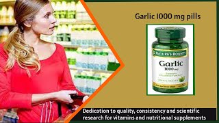 Natures Bounty Garlic Pills used for I How to use Bounty Garlic Pills I bounty vitamins short [upl. by Eelarol803]