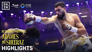 Riyadh Season Carlos Adames vs Hamzah Sheeraz Fight Highlights Beterbiev vs Bivol 2 [upl. by Bac]