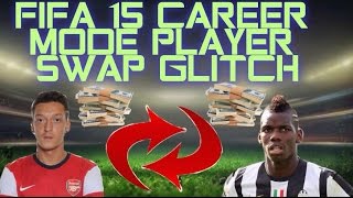 FIFA 15 Career Mode Player Swap GLITCH Pogba for Free [upl. by Anelej]