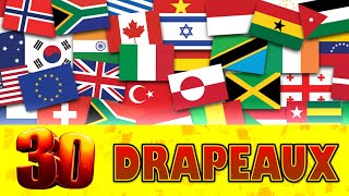 Reconnaissezvous ces DRAPEAUX  🚩🌍 Quiz de Facile à IMPOSSIBLE  🤯 [upl. by Atok]