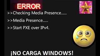 ♥ERROR CHECKING MEDIA PRESENCE START PXE OVER IPv4♥ WINDOWS 7810 HP [upl. by Larkin368]