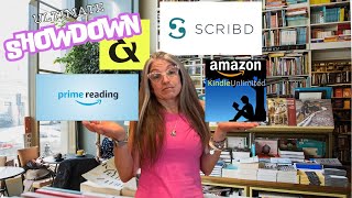 Are Ebook Subscriptions Worth It Kindle Unlimited vs Scribd vs Audible [upl. by Lobel184]