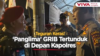 Detikdetik Panglima GRIB Jaya Dibentak Kapolres Kampar [upl. by Attiuqram887]