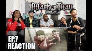 A GOOD TITAN ATTACK ON TITAN EP7 REACTIONREVIEW [upl. by Airbmac660]