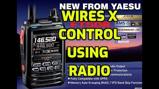 YAESU FT5D  Wires X control Using Radio [upl. by Auhsot]