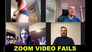 Funny Zoom Video Conference fails What NOT TO DO [upl. by Melborn272]