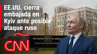 Resumen de la guerra Ucrania  Rusia EEUU cierra embajada en Kyiv ante posible ataque aéreo ruso [upl. by Kinzer711]