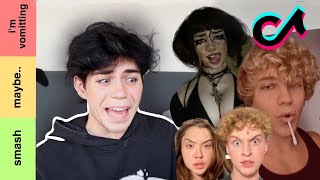 reacting to tiktok THIRST TRAPS [upl. by Leahcimdivad]