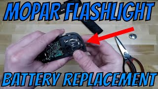 How to Replace the Mopar Factory Flashlight Battery in Minutes CHEAP [upl. by Russon253]