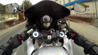 Suzuki SV 1000 s power wheelie [upl. by Pendleton]