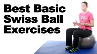 Swiss Ball Exercises for Beginners  Ask Doctor Jo [upl. by Ena]