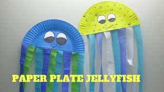 How to Make a Paper Plate Jellyfish [upl. by Dewie]