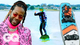 2 Chainz Checks Out an 114K Motorized Surfboard  Most Expensivest  GQ amp VICE TV [upl. by Godred416]