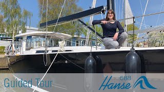 Hanse 588  Guided Tour [upl. by Cock]