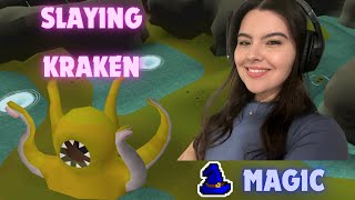 Slaying Kraken OSRS 2024 [upl. by Ahseei]