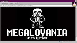 MEGALOVANIA With Lyrics  Undertale [upl. by Allehc]