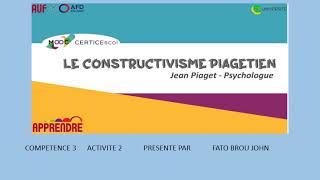 Le constructivisme de Jean Piaget [upl. by Einnig958]