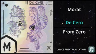 Morat  De Cero Lyrics English Translation  Dual Lyrics English and Spanish  Subtitles Lyrics [upl. by Laband]