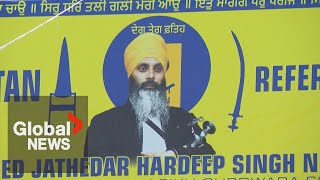 Sikh group vows Indian consulate quotshutdownquot over allegations India agents killed Sikh leader in BC [upl. by Raffaj]