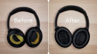 How to Replace Bose QC35 Ear Pad Cushions [upl. by Erikson]