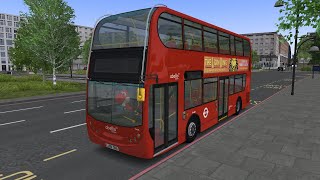 OMSI 2  London Add On  Red Yoshi  Route 159  AlexanderDennis Enviro 400  ZF Ecomat  Gaming HD [upl. by Dimmick]