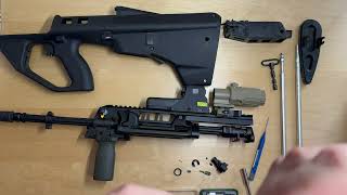 KWA Lithgow F90 GBBR Hopup disassemble [upl. by Milburt]