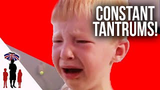 2 Year Old Has Constant Temper Tantrums  Supernanny [upl. by Natsirhc]