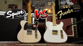 50s Telecasters Squier Classic Vibe vs Fender American Original [upl. by Deena]