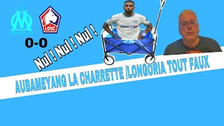 Debrief OMLille Aubameyang la Charrette  Longoria tout faux [upl. by Wesa]