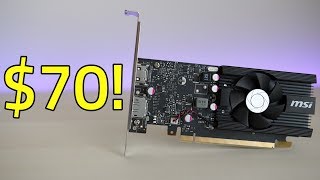 Is A 70 Graphics Card Worth It  MSI GT 1030 Review amp Benchmarks [upl. by Chatwin]