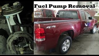 How to Remove Fuel Pump from GMC Sierra [upl. by Ainala]