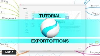 Tutorial Export Options  iMindMap 10 [upl. by Aihsekin560]