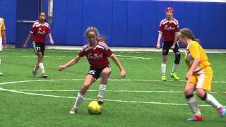 U14 Girls Soccer Joga Bonito Soccer Club Red 01242016 [upl. by Bourke]