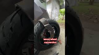 aerox wheel conversion [upl. by Animas]