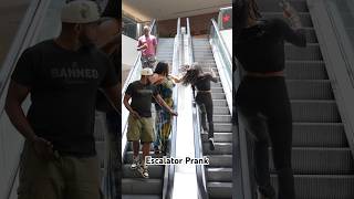 Escalator Prank Gone Wrong  Shorts DaphniqueSprings funny comedy funnyshorts shorts [upl. by Ajiat]